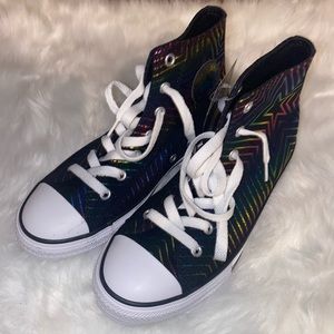 Kids Hightop Rainbow Star Converse
